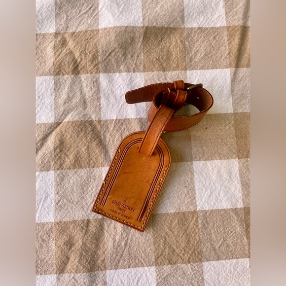 Louis Vuitton Luggage Tag and Poignant Good Used Condition - Picture 3 of 4